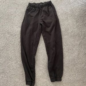 brandy melville washed black sweatpants